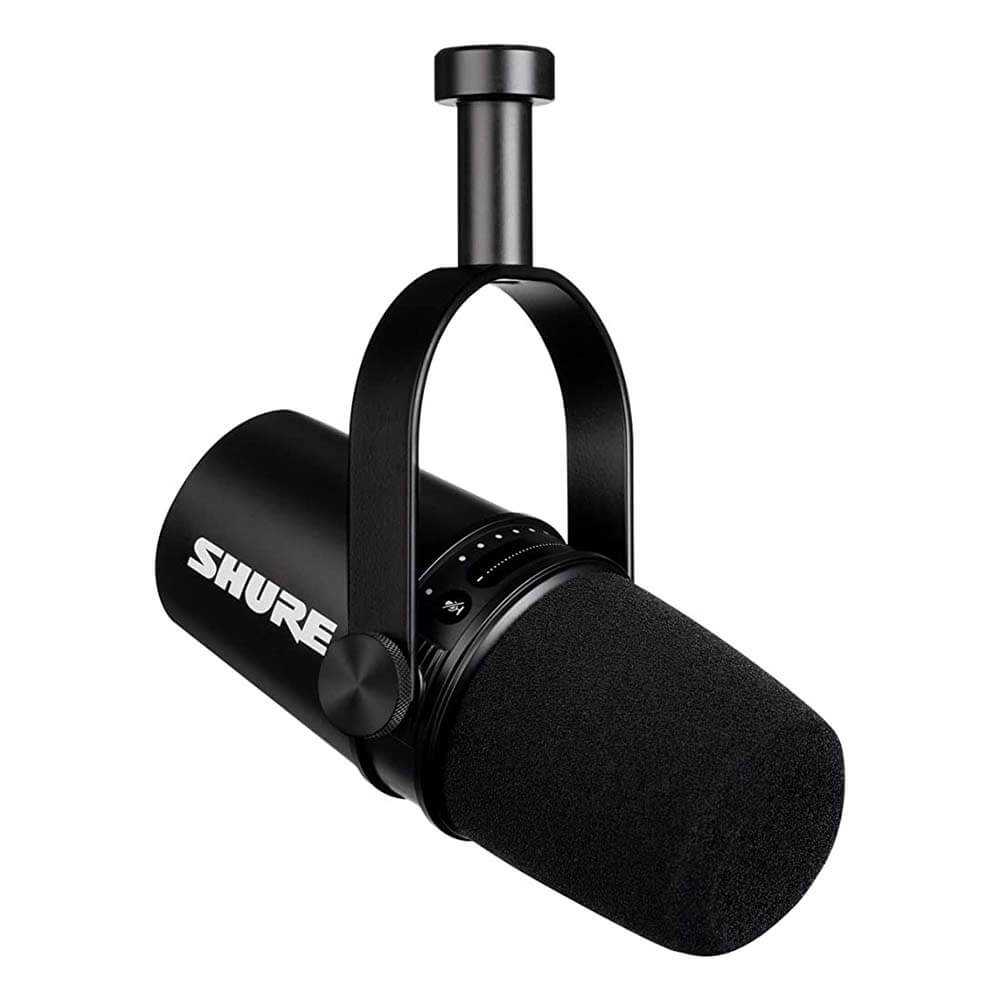 Shure MV7 podcasting microphone