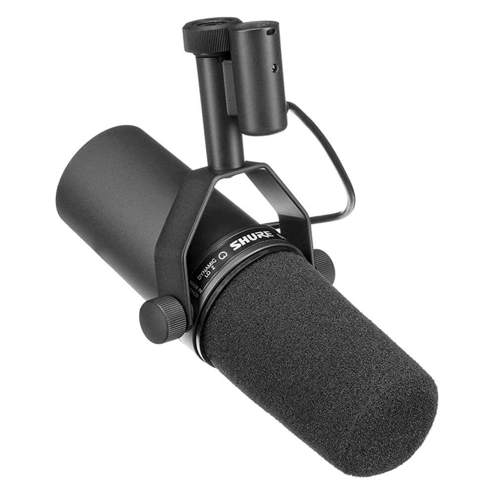 Shur SM7b podcasting microphone