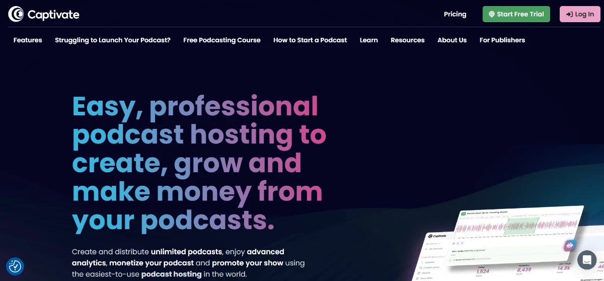 Captivate Podcast Platform