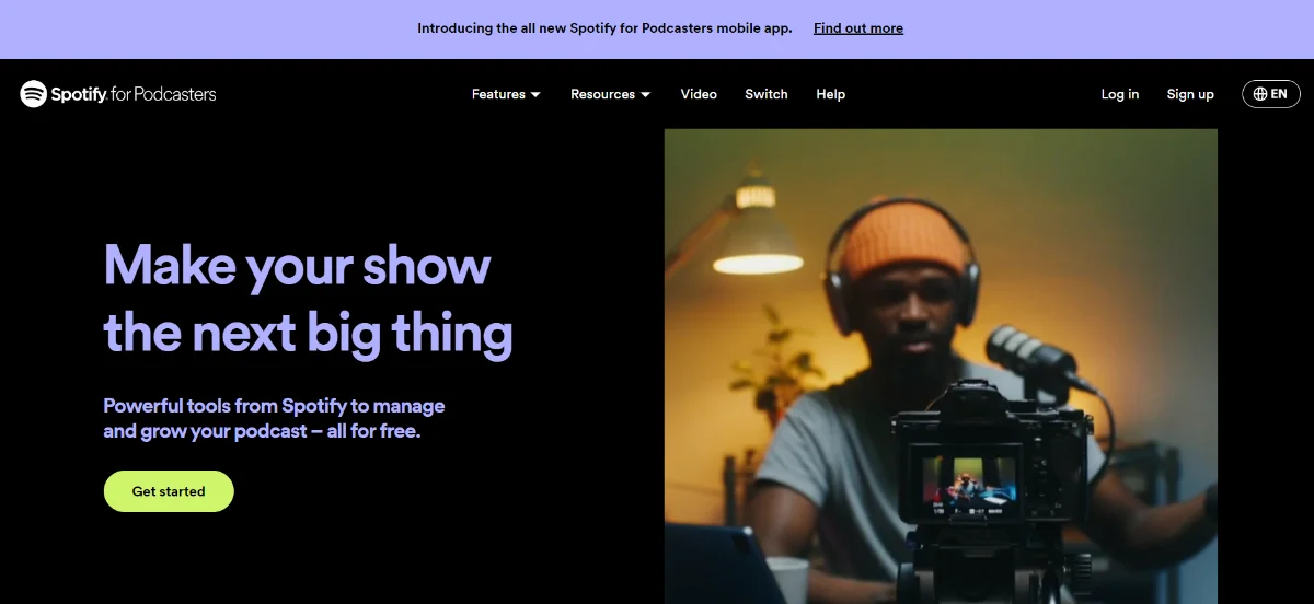 Spotify for Podcasters