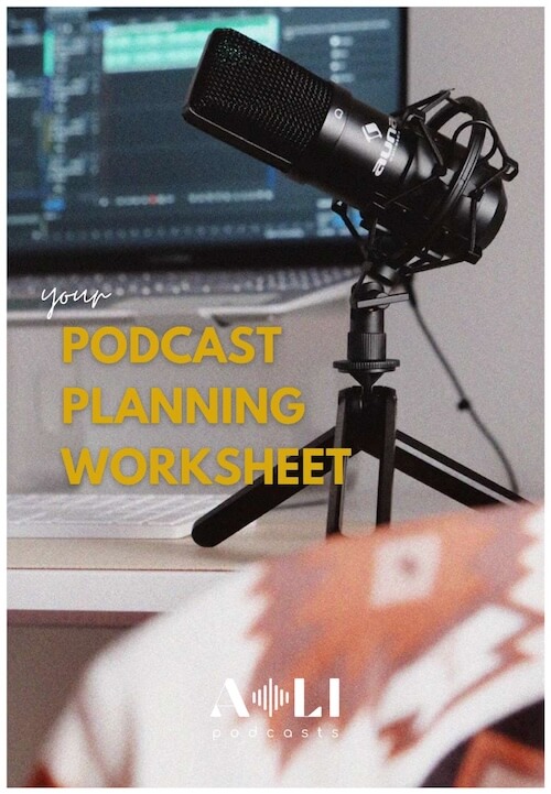 podcast planning worksheet